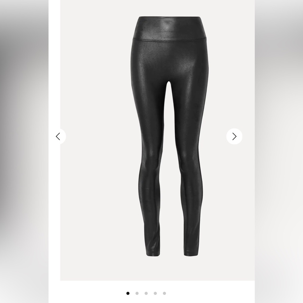 - SPANX faux leather leggings